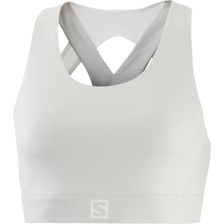 Salomon Cross Women's Run Bras White | CA 73X10